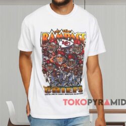 Kansas City Chiefs On The Rampage Shirt White T shirt