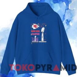Kansas City Chiefs Super Bowl Champions Lviii Las Vegas 2024 Shirt Blue Hoodie