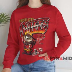 Kansas City Chiefs Taz NFL Shirt 4 Kansas City Chiefs Taz Nfl Shirt Red Sweatshirt