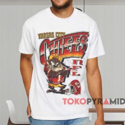 Kansas City Chiefs Taz Nfl Shirt White T shirt