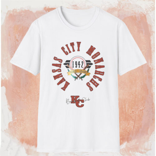 Kansas City Monarchs 1942 World Champs Shirt White T shirt Kansas City Monarchs 1942 World Champs Shirt White T shirt
