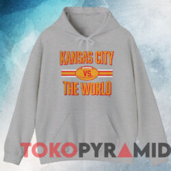 Kansas City Vs The World Shirt Grey Hoodie