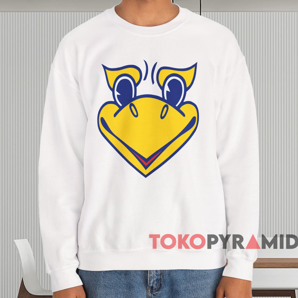 Kansas Jayhawks Beak 'em Hawks Shirt White Sweatshirt Kansas Jayhawks Beak 'em Hawks Shirt White Sweatshirt