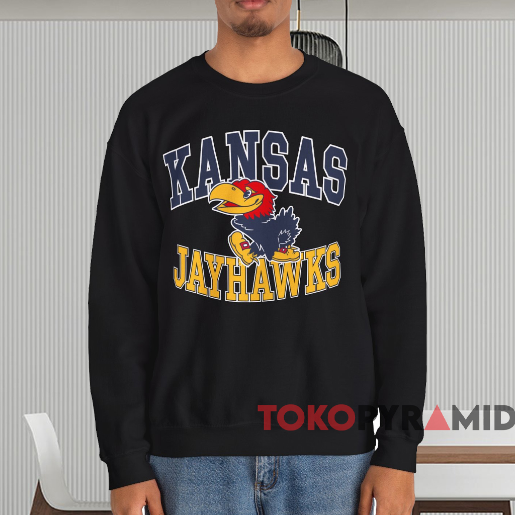 Kansas Jayhawks Bold Arch Logo Shirt Black Sweatshirt Kansas Jayhawks Bold Arch Logo Shirt Black Sweatshirt