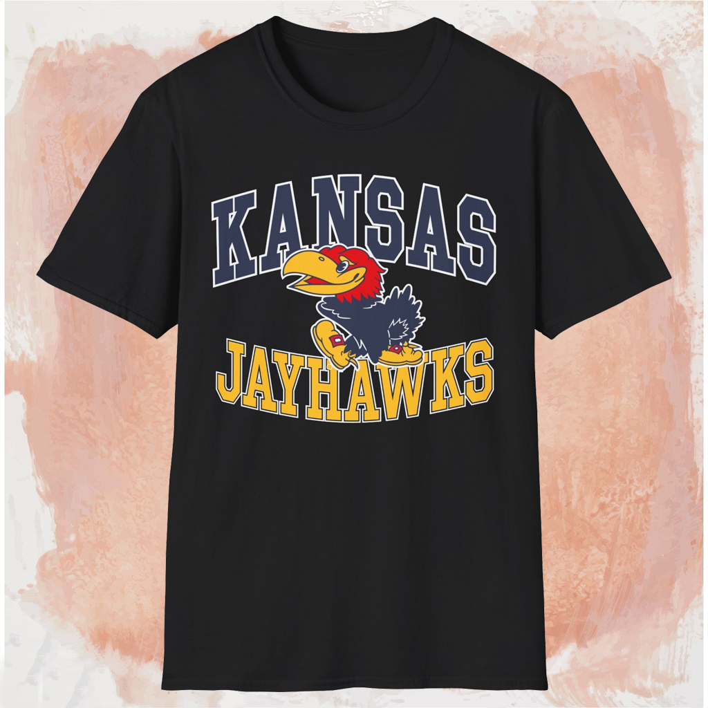 Kansas Jayhawks Bold Arch Logo Shirt Black T shirt Kansas Jayhawks Bold Arch Logo Shirt Black T shirt