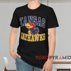 Kansas Jayhawks Bold Arch Logo Shirt Black T shirt