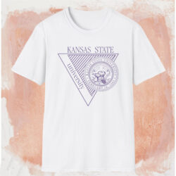 Kansas State University Seal Shirt White T shirt