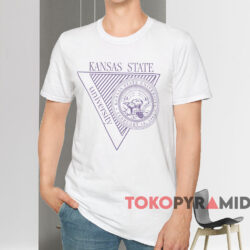Kansas State University Seal Shirt White T shirt