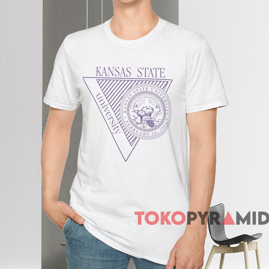 Kansas State University Seal Shirt White T shirt Kansas State University Seal Shirt White T shirt