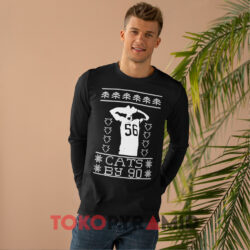 Kash Daniel Ugly Christmas Sweatshirt 4 Kash Daniel Ugly Christmas Black Long sleeved