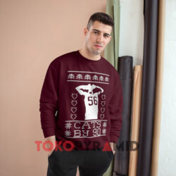 Kash Daniel Ugly Christmas Red Sweatshirt