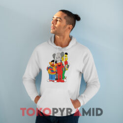 KAWS x Sesame Street Family Collab Shirt 4 Kaws X Sesame Street Family Collab White Hoodie