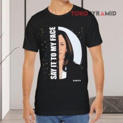 Kiandria Demone Say It To My Face Kamala Black T shirt