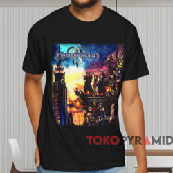 Kingdom Hearts Iii Game Cover T shirt Black T shirt