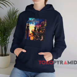 Kingdom Hearts Iii Game Cover T shirt Navy Hoodie