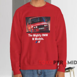 Kith BMW Mighty M Vintage T-shirt 3 Kith Bmw Mighty M Vintage T shirt Red Sweatshirt