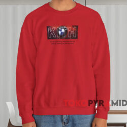 Kith BMW Raindrop Vintage T-shirt 4 Kith Bmw Raindrop Vintage T shirt Red Sweatshirt