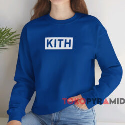 Kith Classic Logo T-shirt 3 Kith Classic Logo T shirt Blue Sweatshirt