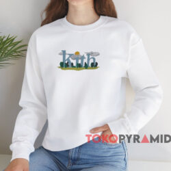 Kith Cloud Serif Logo T shirt White Sweatshirt