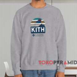 Kith Columbia Rain T shirt Grey Sweatshirt