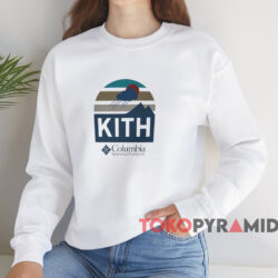 Kith Columbia Rain T shirt White Sweatshirt