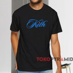 Kith Cursive Logo T shirt Black T shirt