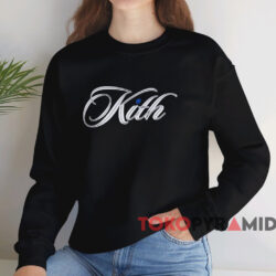 Kith Cursive Logo Tee 3 Kith Cursive Logo Tee Black Sweatshirt