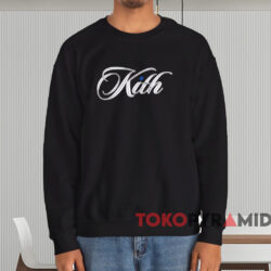 Kith Cursive Logo Tee 4 Kith Cursive Logo Tee Black Sweatshirt