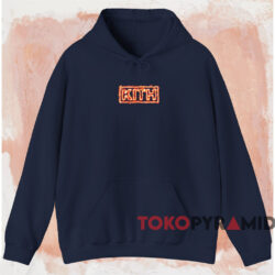 Kith Flame T-shirt 2 Kith Flame T shirt Navy Hoodie