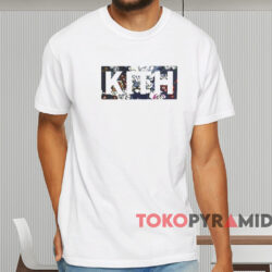 Kith Floral Logo T shirt White T shirt
