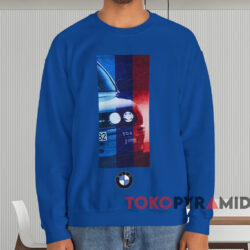 Kith For BMW M Stripe Vintage T-shirt 4 Kith For Bmw M Stripe Vintage T shirt Blue Sweatshirt