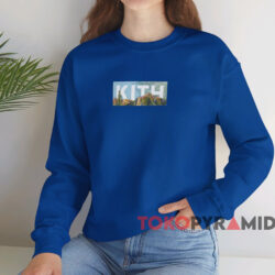 Kith For Columbia Big Sur Classic Logo T-shirt 4 Kith For Columbia Big Sur Classic Logo T shirt Blue Sweatshirt