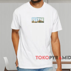 Kith For Columbia Big Sur Classic Logo T shirt White T shirt