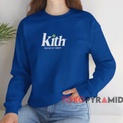 Kith For Wilson Racquet Crew Logo T-shirt 3 Kith For Wilson Racquet Crew Logo T shirt Blue Sweatshirt