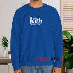 Kith For Wilson Racquet Crew Logo T-shirt 4 Kith For Wilson Racquet Crew Logo T shirt Blue Sweatshirt