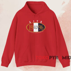 Kith Insignia Vintage T-shirt 2 Kith Insignia Vintage T shirt Red Hoodie