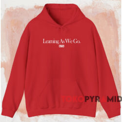 Kith Learning As We Go T-shirt 2 Kith Learning As We Go T shirt Red Hoodie