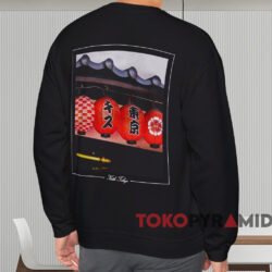 Kith Tokyo Lanterns T-shirt 3 Kith Tokyo Lanterns T shirt Black Sweatshirt