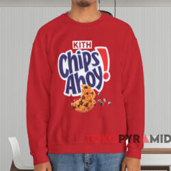Kith Treats Chips Ahoy Shirt 3 Kith Treats Chips Ahoy Shirt Red Sweatshirt