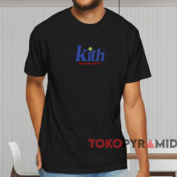 Kith Wilson Racquet Crew Logo Vintage T shirt Black T shirt