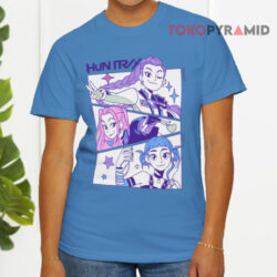 Kpop Demon Hunters Huntrix Blue T shirt