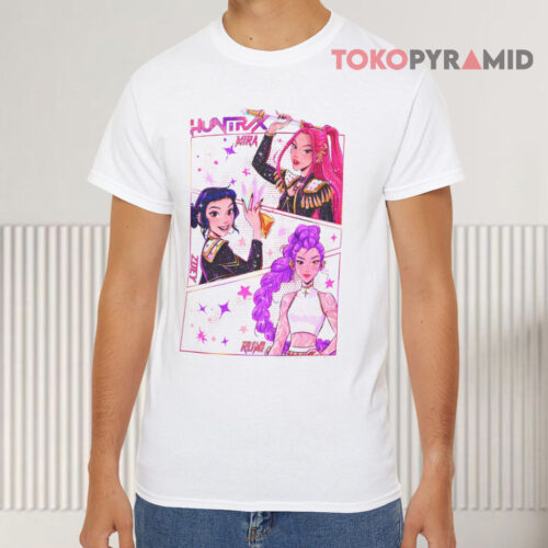 Kpop Demon Hunters Jinu Manga White T shirt Kpop Demon Hunters Jinu Manga White T shirt