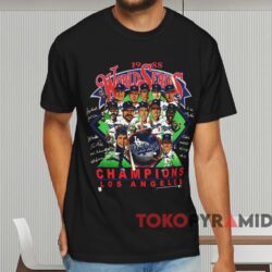La Dodgers 1988 World Series Champions Shirt Black T shirt