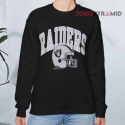 La Raiders Nfl Football Helmet Sweatshirt