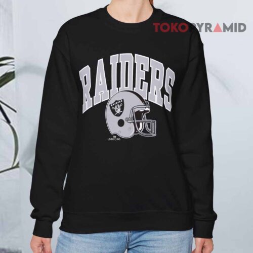 La Raiders Nfl Football Helmet Sweatshirt