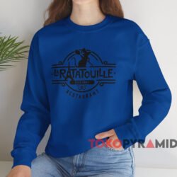 La Ratatouille ESTD 2007 Restaurant T-shirt 4 La Ratatouille Estd 2007 Restaurant T shirt Blue Sweatshirt
