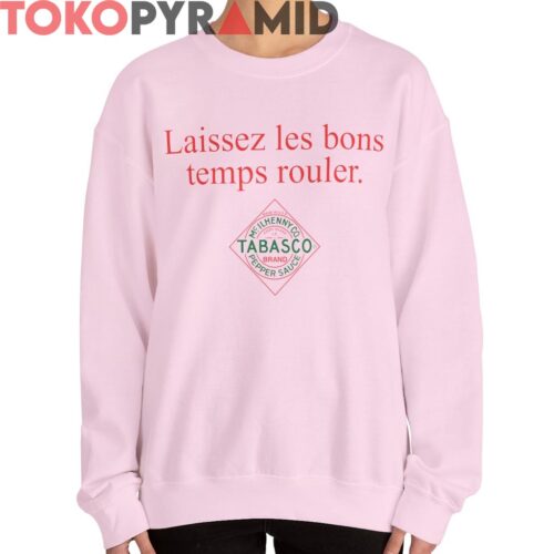 Laissez Les Bons Temps Rouler Tabasco Shirt