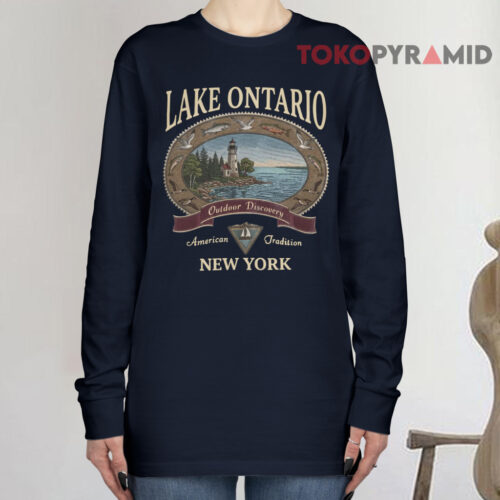 Lake Ontario Outdoor Discovery Vintage Long sleeved Lake Ontario Outdoor Discovery Vintage Long sleeved