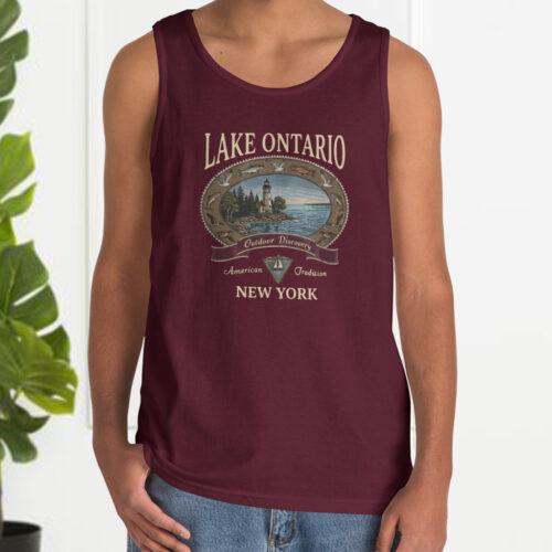 Lake Ontario Outdoor Discovery Vintage Tank Top Lake Ontario Outdoor Discovery Vintage Tank Top