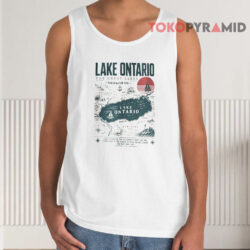 Lake Ontario Vintage Map & Great Lakes Shirt 2 Lake Ontario Vintage Map & Great Lakes Tank Top